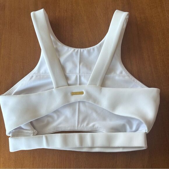Cleo Harper White Coco Bralette Sports Bra Size XS - Picture 2 of 6